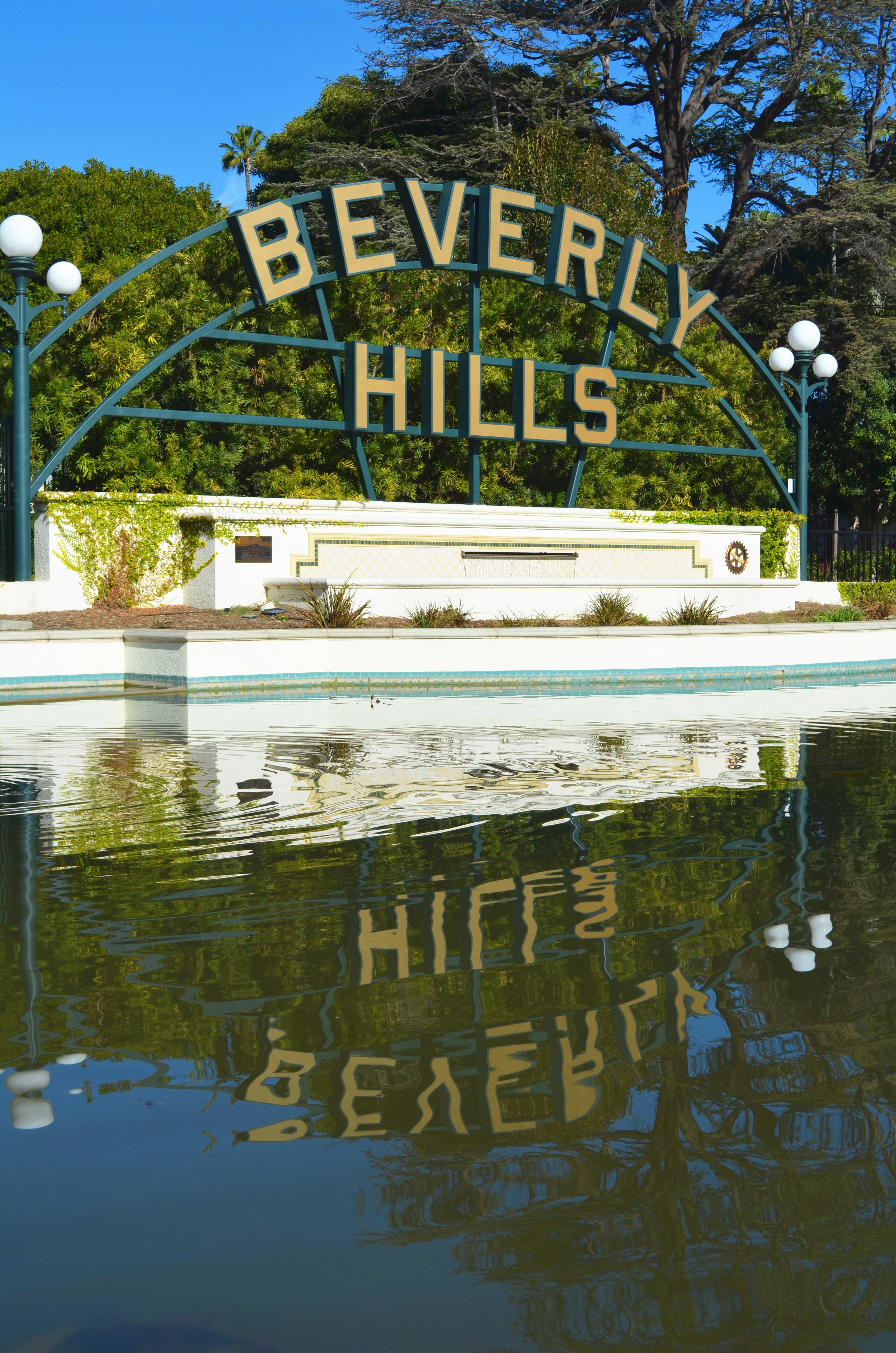 Community Development with Beverly Hills Sign