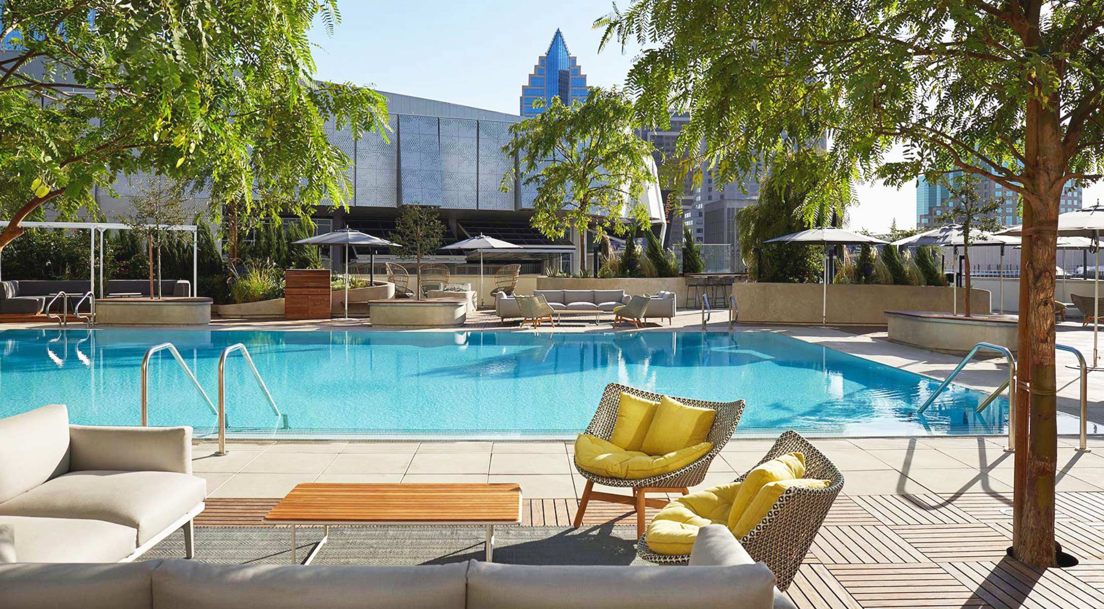 Hospitaltiy and Resort Pool and Lounge Area