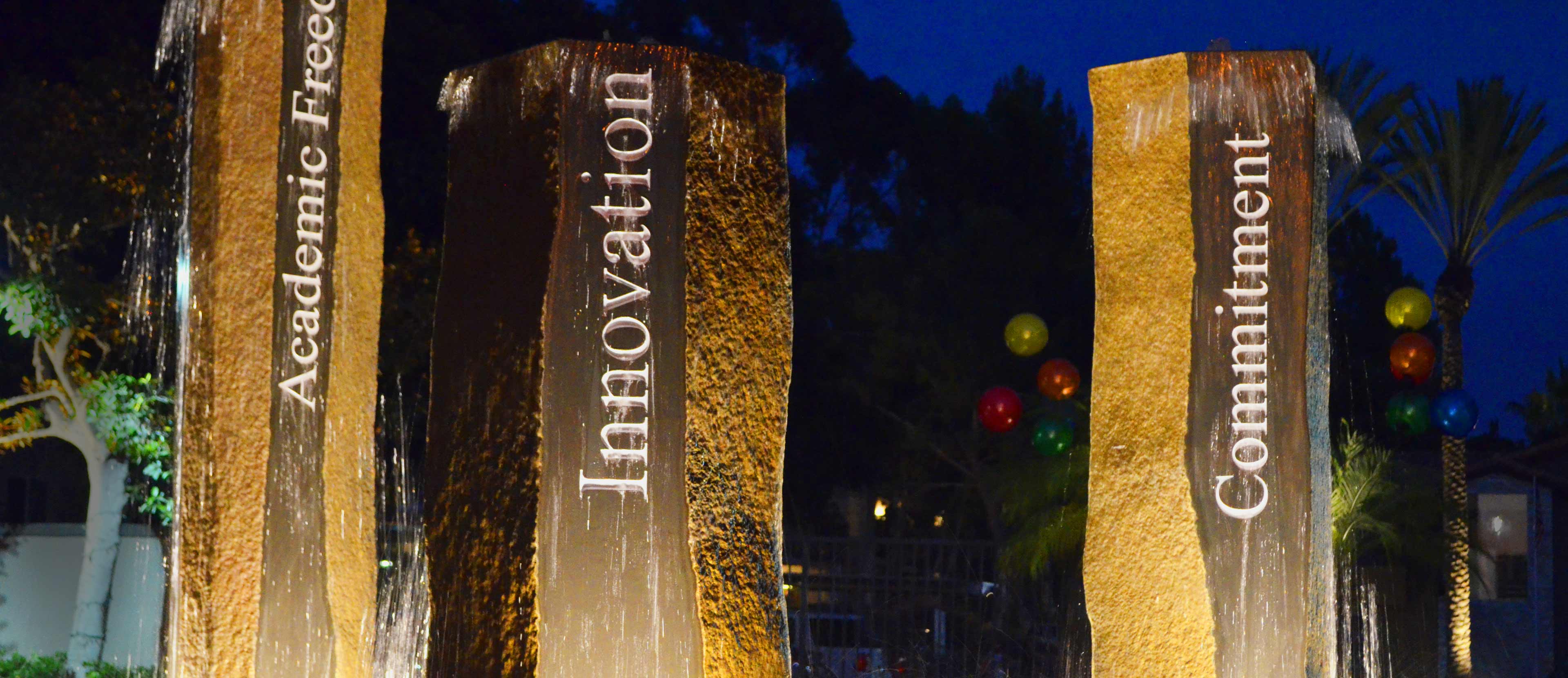 Public Water Feature and Signage Install Large