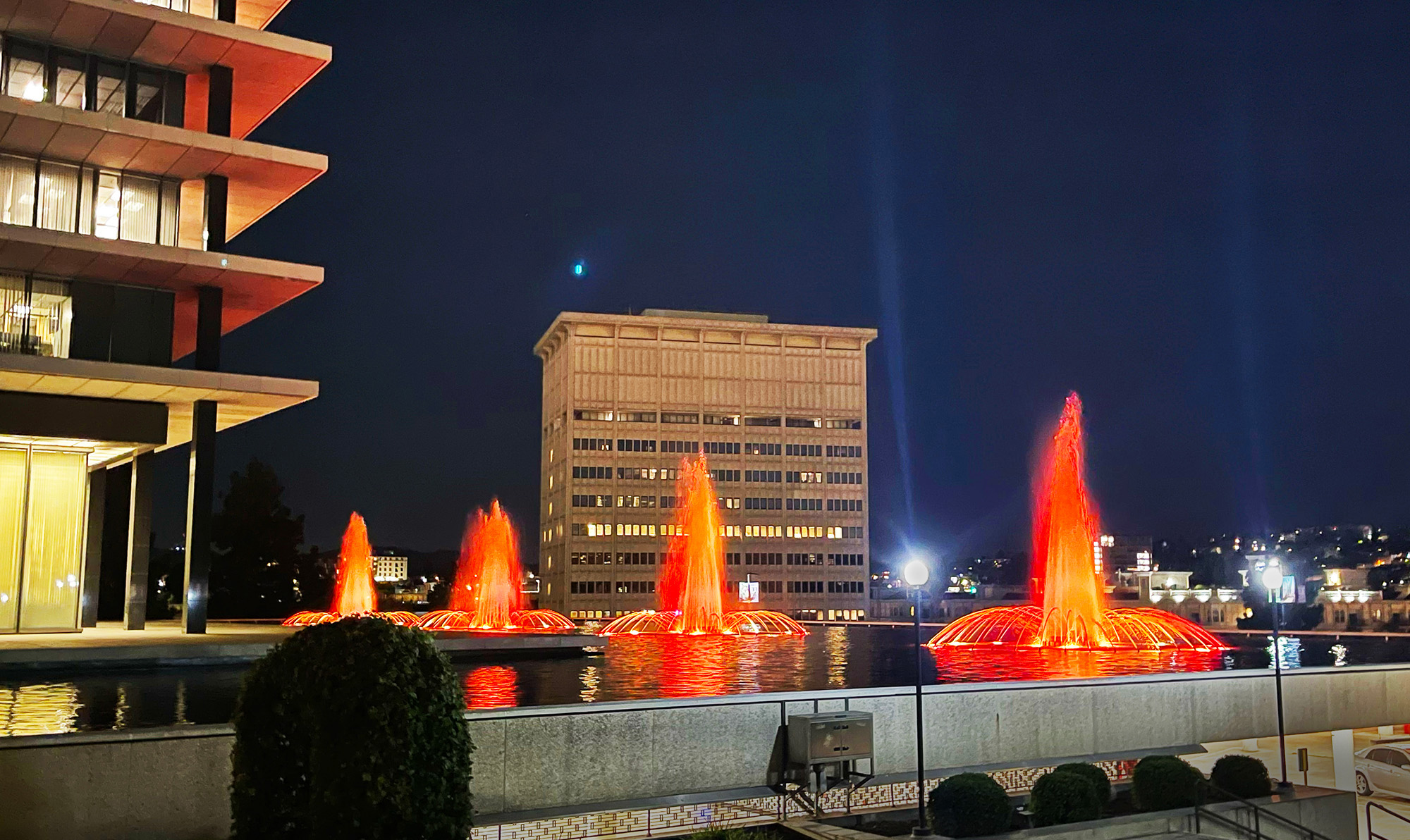 Public Art Fountain Flame